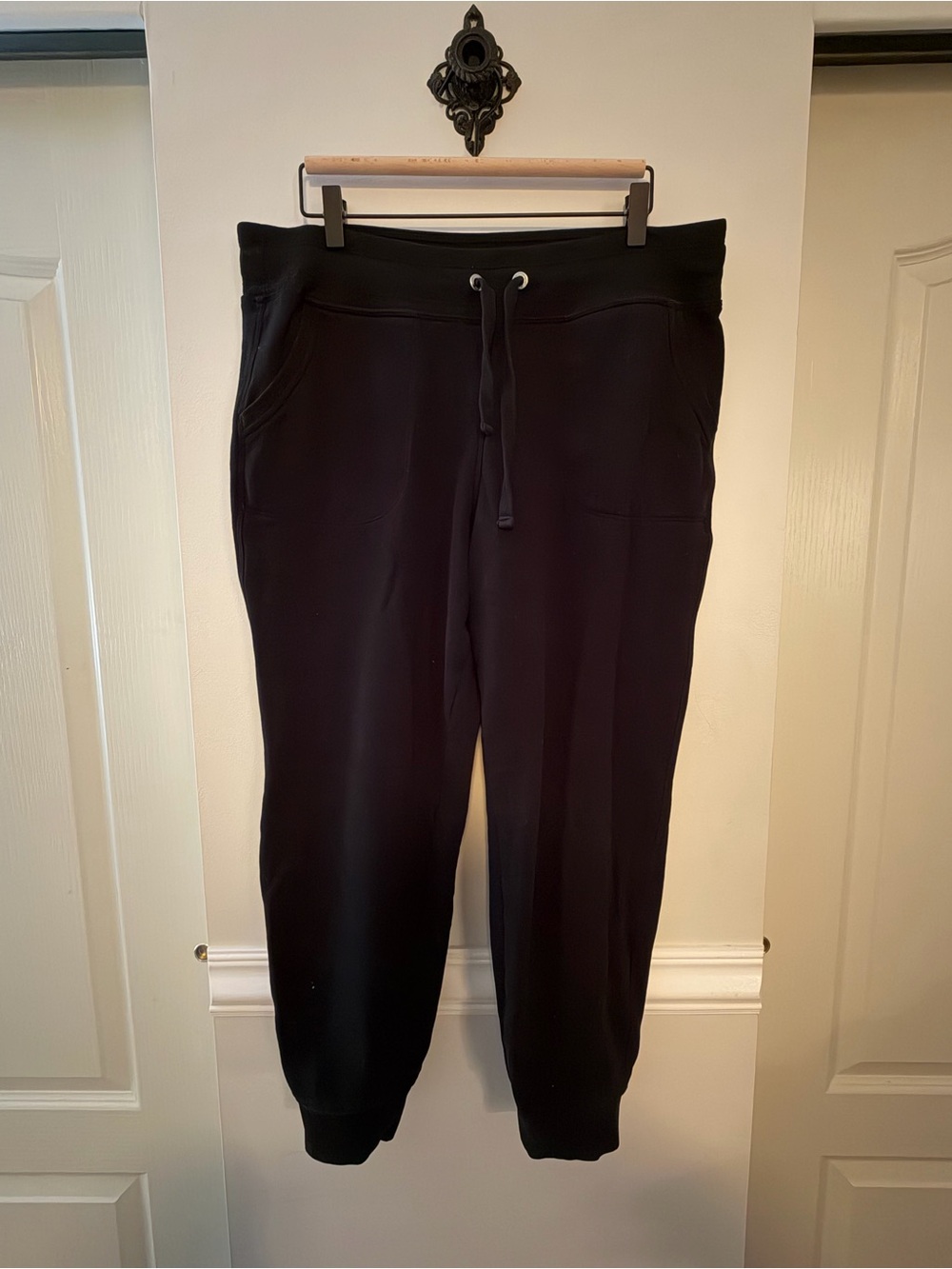 Calvin Klein Jeans Black Drawstring Tapered Joggers